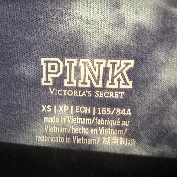 PINK- long sleeve hooded Tee. Cotton knit material. Soft , EUC! - Picture 4 of 5